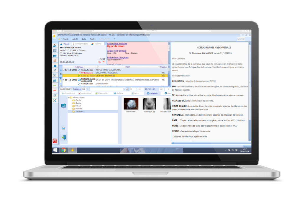 LOGICIEL MED'OC GESTION CABINET MEDICAL